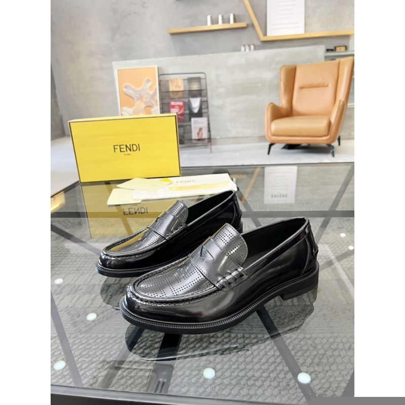 F**di leather shoes